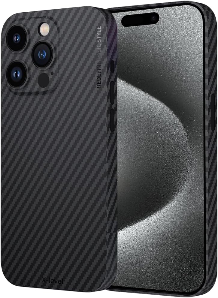 Handyhülle Ultra Slim Case Für Apple IPhone 15 Schwarz