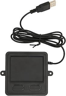 Wired USB Touchpad, 2 Button Design USB Wired Touchpad Mouse,Portable Trackpad for Laptop and Desktop User, Black, Small Size