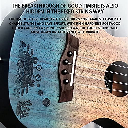 Ukulele Concert Ukulele 23 inch 4 Strings Guitar Mahogany Uke Stringed Instrument - Les Beatles, Paul McCartney, John Lennon, RIngo Starr, George Harrison Ukulele Concert Ukulele 23 inch 4 Strings Guitar Mahogany Uke Stringed Instrument – Image 6
