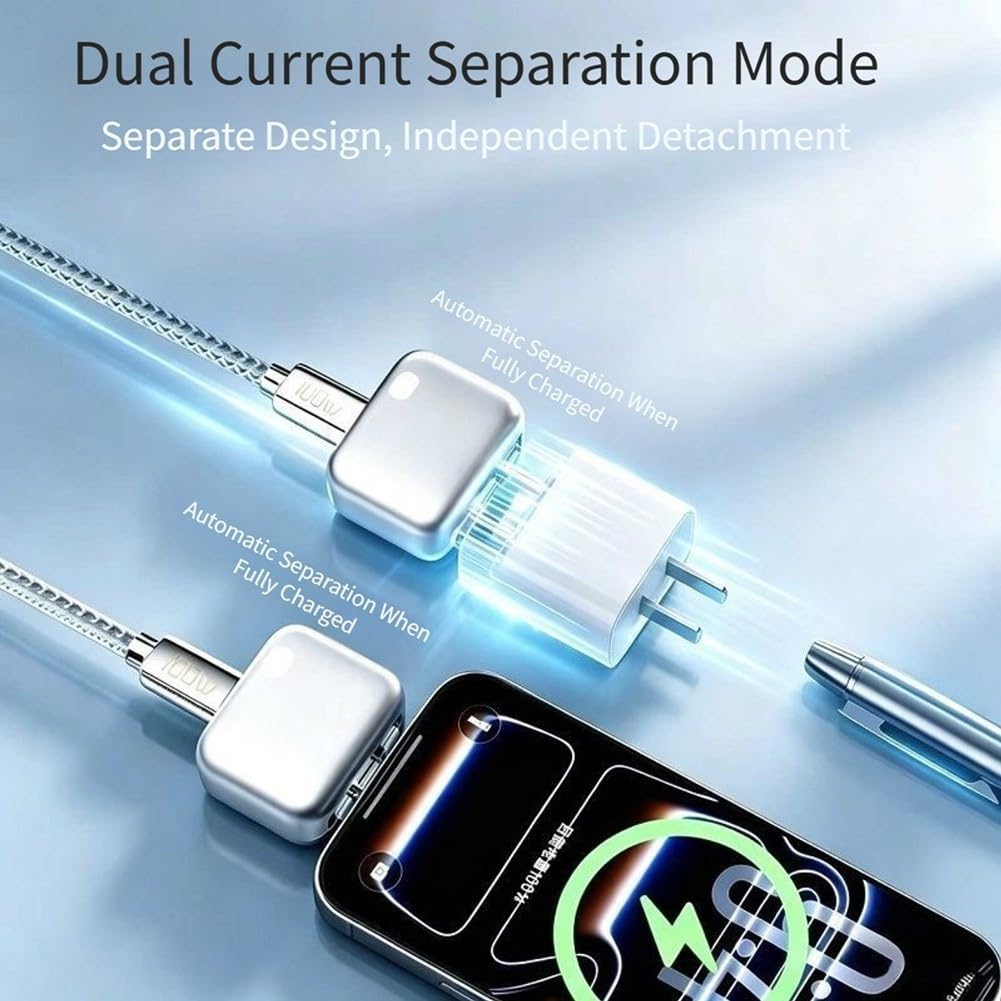 Adaptador de carga USB inteligente con desconexión automática de energía al 100% de carga para ayudar a mantener el rendimiento de la batería con el tiempo (3 piezas)