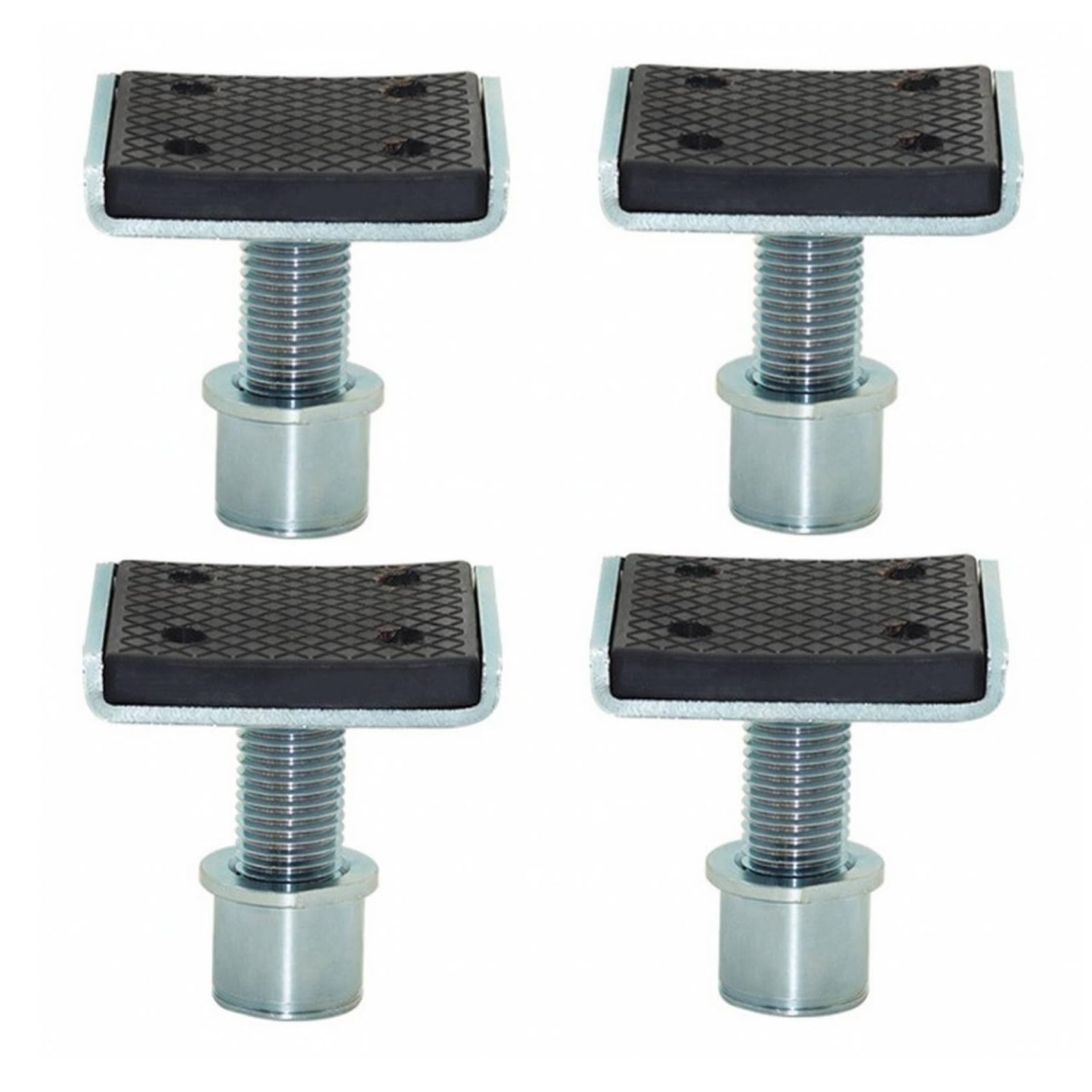 4 Piezas Elevador con Goma Estable Almohadilla Elevador Elevación para Mecánicos, 50MM