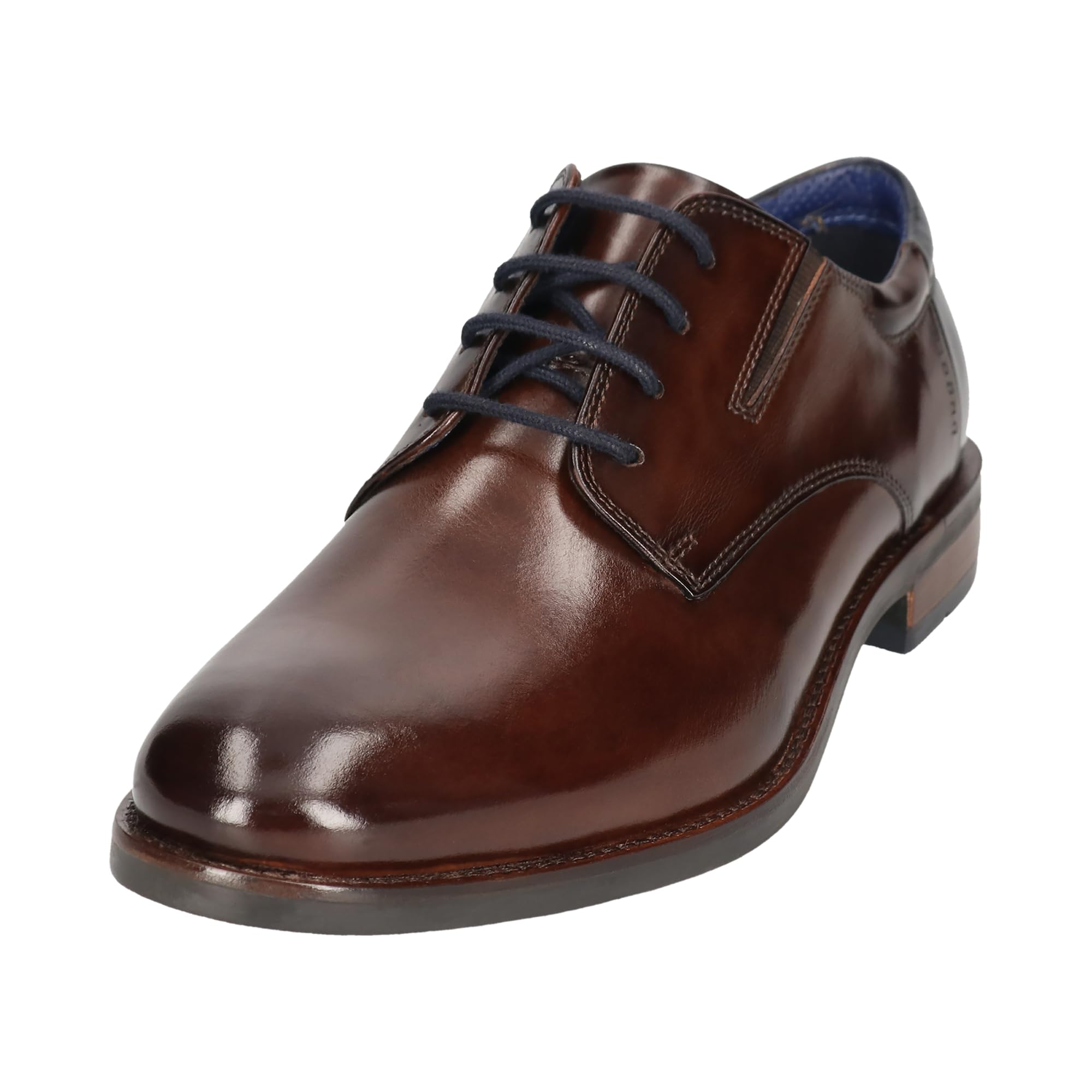 bugatti Men's Business Shoes, Men's Lace-Up, Brown 6000, 7 UK