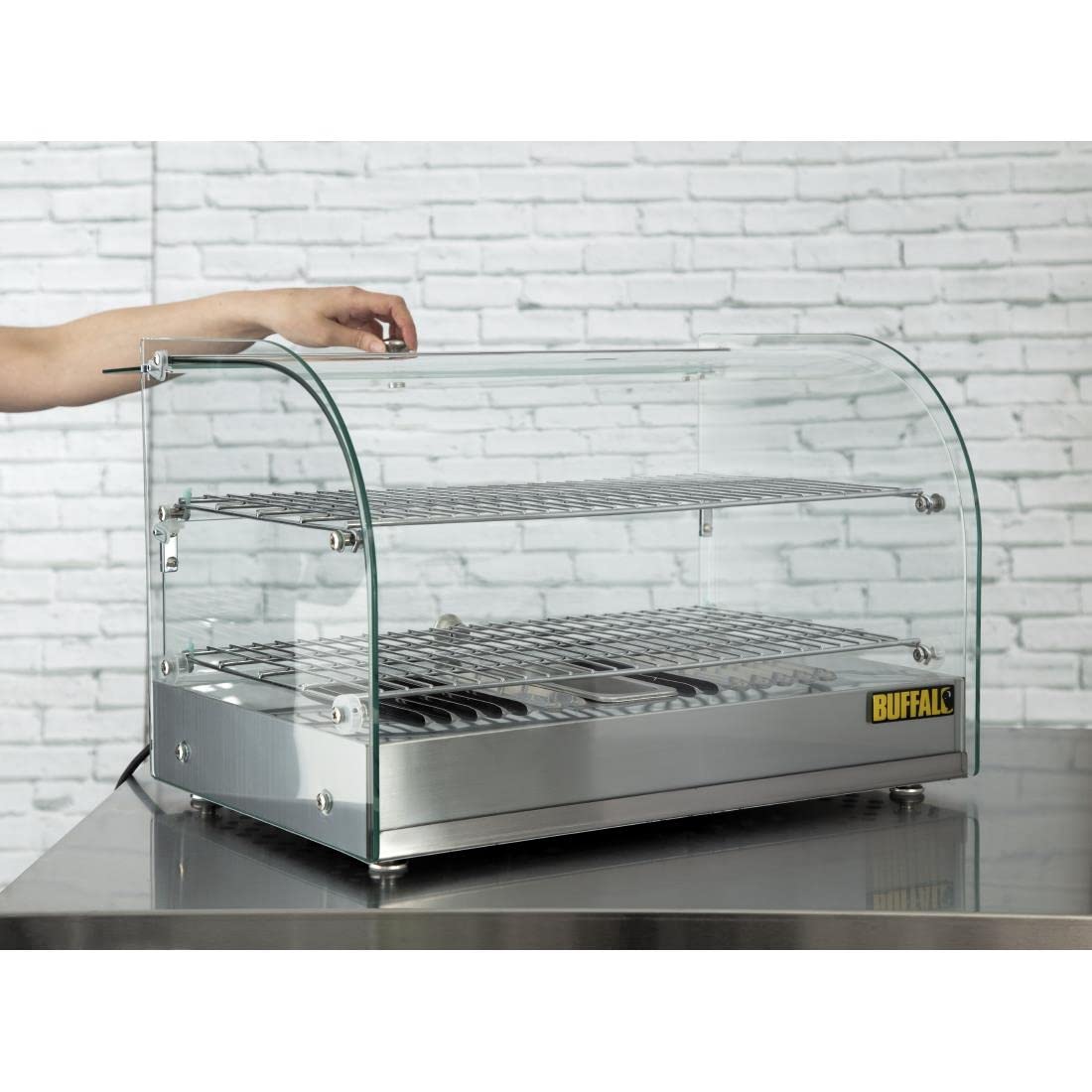 Buffalo Ck916 Heated Food Screen, Two Shelf, 45 L