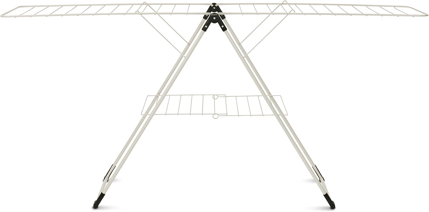 Limited Discount Brabantia T-Model Drying Rack 66 Feet (20 m), Fresh White
