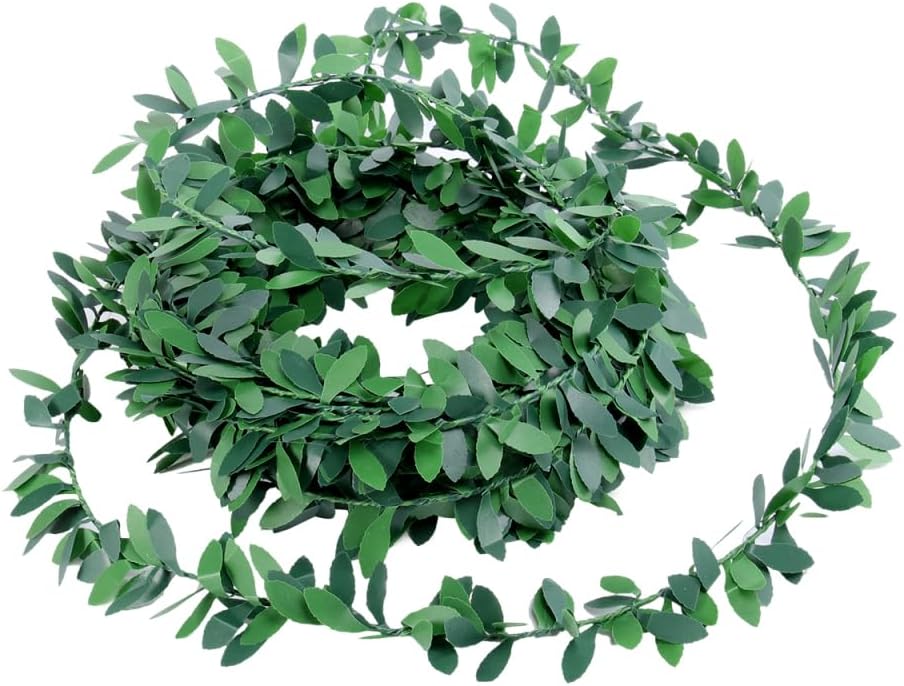 Guirnalda de hiedra artificial para decoración de habitación, plantas colgantes, hojas de vegetación sintética, corona de follaje simulado para