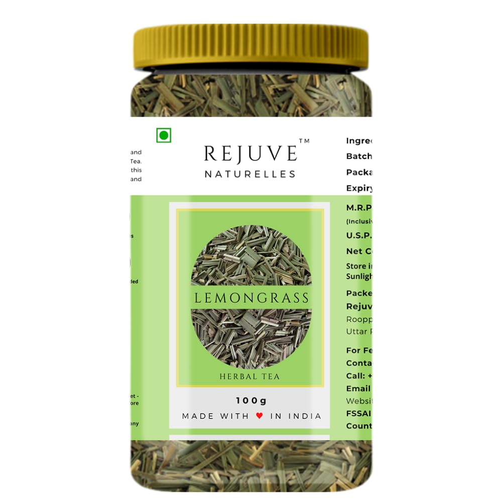 See full amazon price history chart for Rejuve Naturelles Premium Lemongrass Herbal Tea Leaves 100 G | Freshly Packed and Natural Herbal Tea for better Digestion, Detox Tea and Stress Relief |Caffeine-Free | Premium PET Jar Rejuve Naturelles Premium Lemongrass Herbal Tea Leaves 100 G | Freshly Packed and Natural Herbal Tea for better Digestion, Detox Tea and Stress Relief |Caffeine-Free | Premium PET Jar (B0CS4CP5DC) Amazon Price History, Amazon Price Tracker