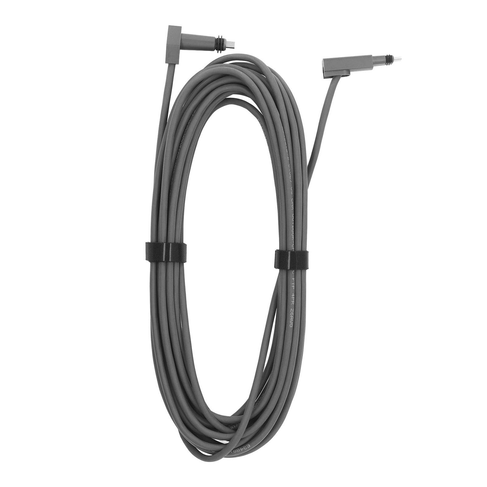 Cable Satelital Rectangular de 150 Pies para V2 26AWG Conductor de Cobre Carcasa de Goma Cable Ethernet Satelital 1200Mbps para Antena Parabólica Gen 2 Uso en el Hogar RV Al Aire Libre
