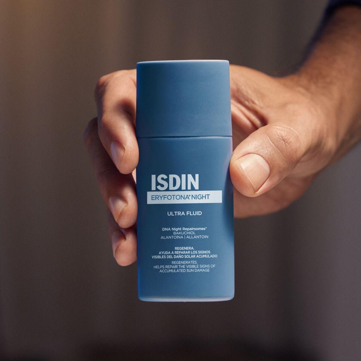 ISDIN Eryfotona Night Nachtserum - Repariert Sonnenschäden & Erneuert die Haut - Begleitpflege bei Aktinischer Keratose - Mit Melatonin & Bakuchiol, 50ml