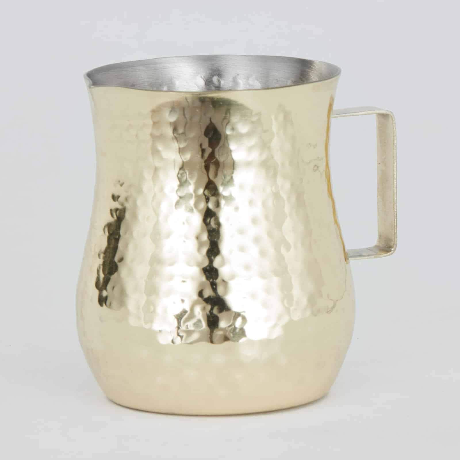 American Metalcraft CHG4 Gold Hammered Stainless Steel Creamer, 4-Ounces