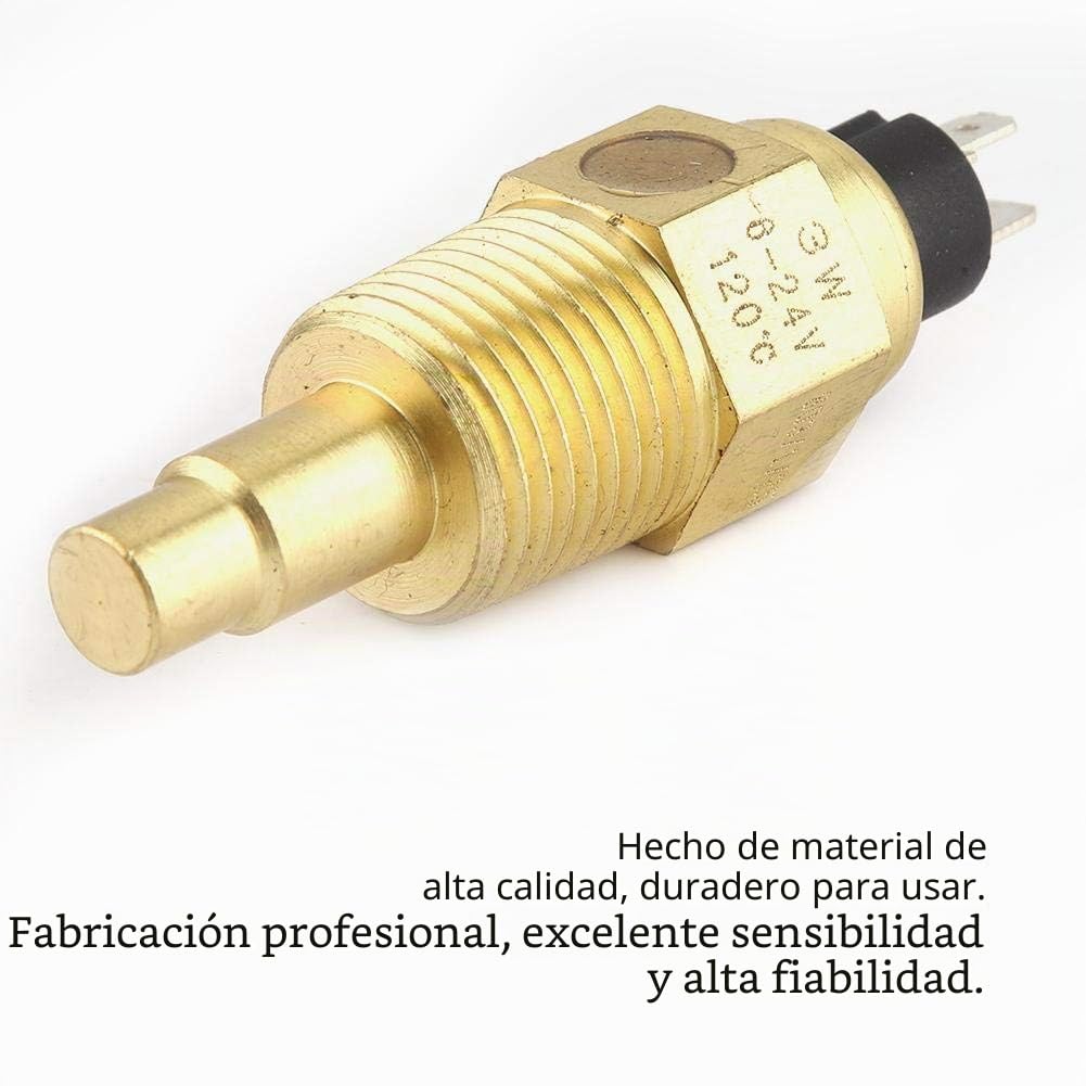 Sensor de temperatura del agua del motor 1/2NPT Sensor de temperatura para medidor de aceite y agua, accesorio de motor