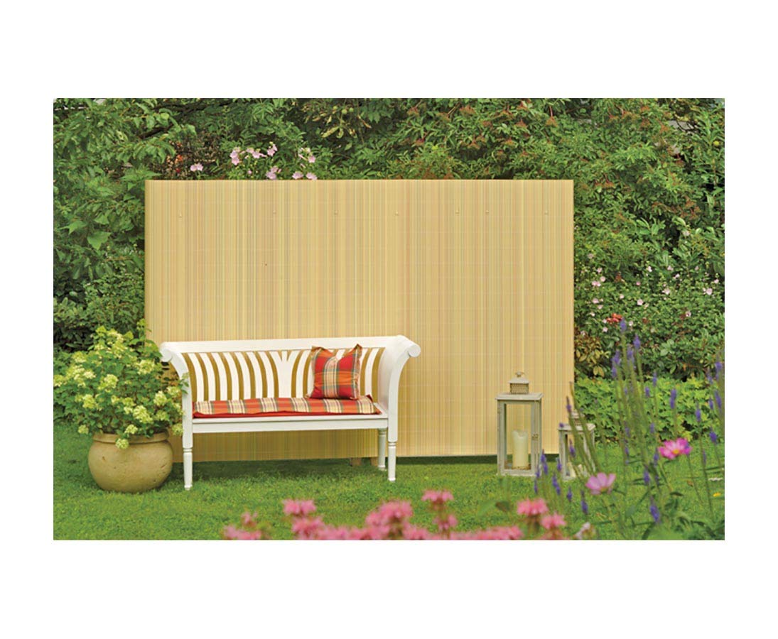 Mata z tworzywa sztucznego 140 x 300 cm Kolor: bambus model Exclusiv – ochrona przed wzrokiem na balkon, taras, do ogrodu, ochrona przed słońcem i wiatrem
