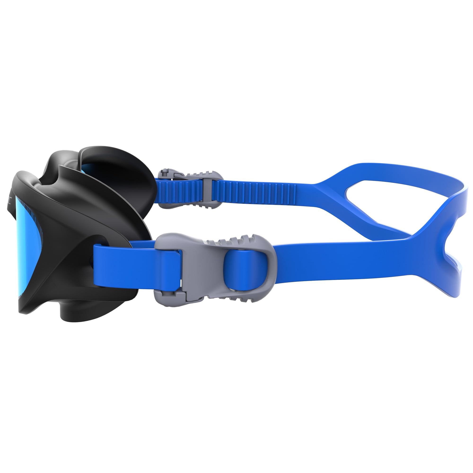 SEAC Mood, swimming goggles with scratch-resistant and anti-fog polycarbonate lenses, silicone gaskets, black/blue - Image 3
