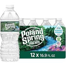 Poland Springs 100% Natural Spring Water, 16.9 Fl Oz- 12 Pack WITH DEMAYA BOX
