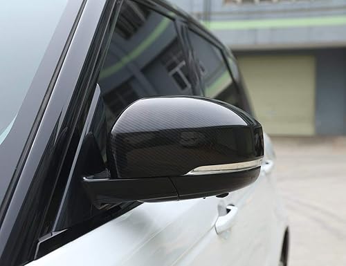 Miniatura 4 de YIWANG Cubierta de espejo retrovisor lateral ABS para Land Rover Evoque 2016-2019, para Land Rover Discovery Sport 2015-2019, para Jaguar F-Pace