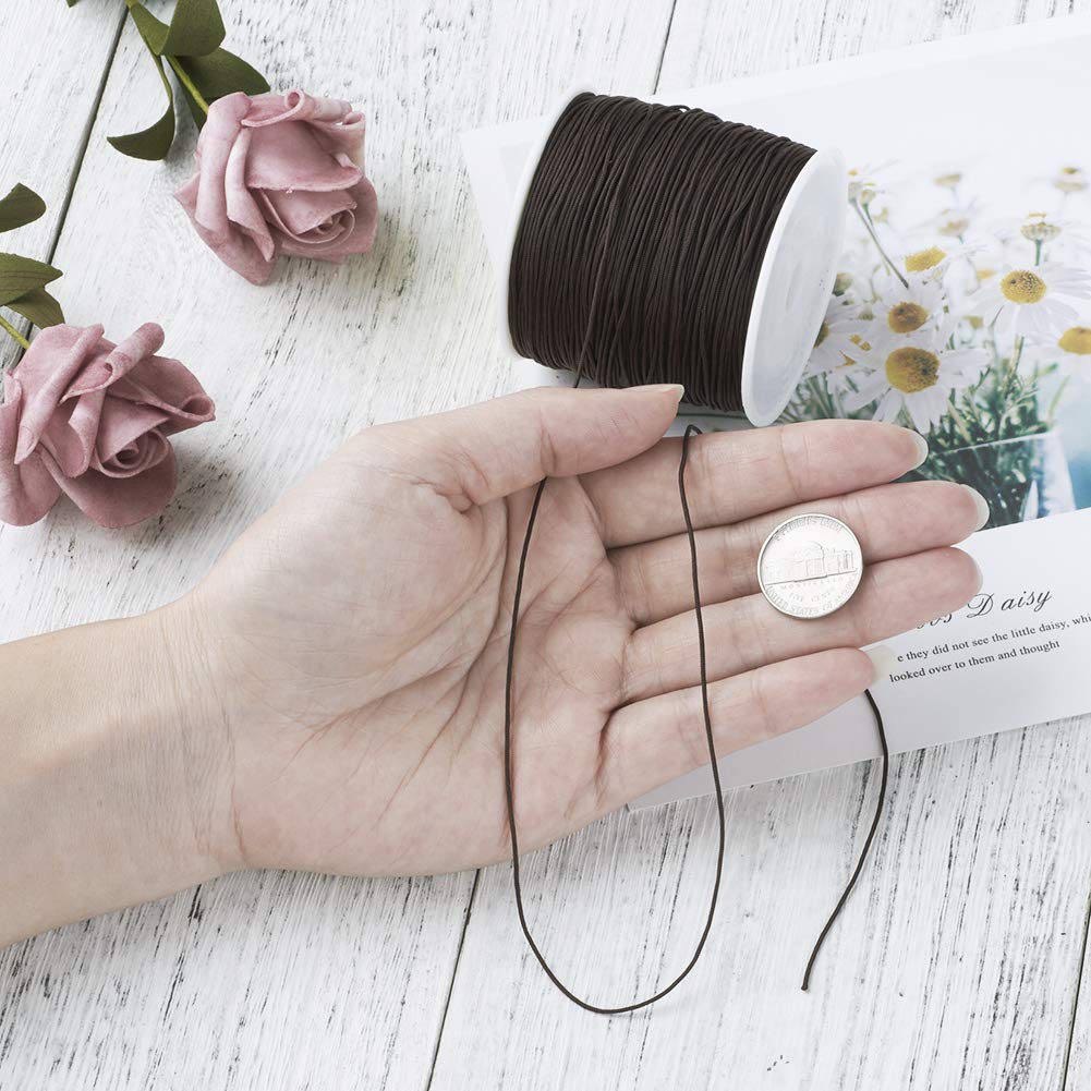 Filo Di Nylon 0.8mm X 100m - Per Perle, Macram&egrave;, Bracciali Fai Da Te | Colorato, Resistente, Senza Pelucchi