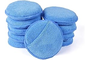 Detail Sponge: Car Care Microfiber Wax Applicator Pad For Ultimate Gloss