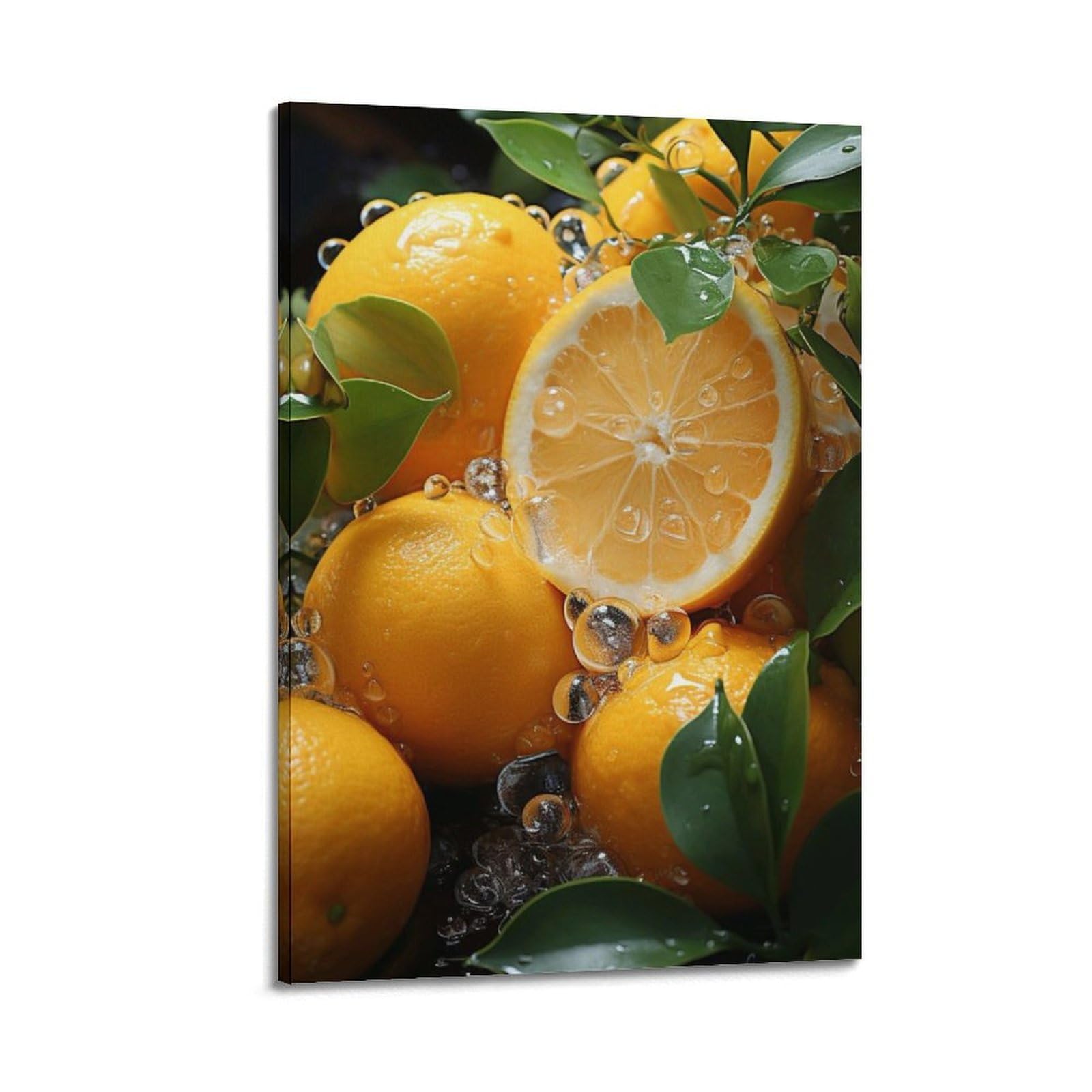 Poster fruits oranges fraîches tableau mural salon 40x60cm - 6