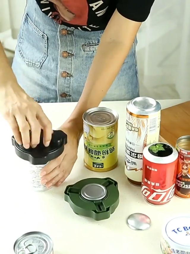 Amazon | 缶切り回転式 缶オープナー 回転式 ビール缶オープナー 日本