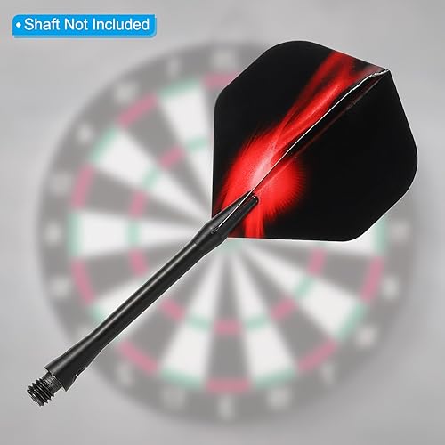 Miniatura 9 de PATIKIL Vuelos de dardos estándar extra gruesos, vuelos duraderos para un rendimiento mejorado