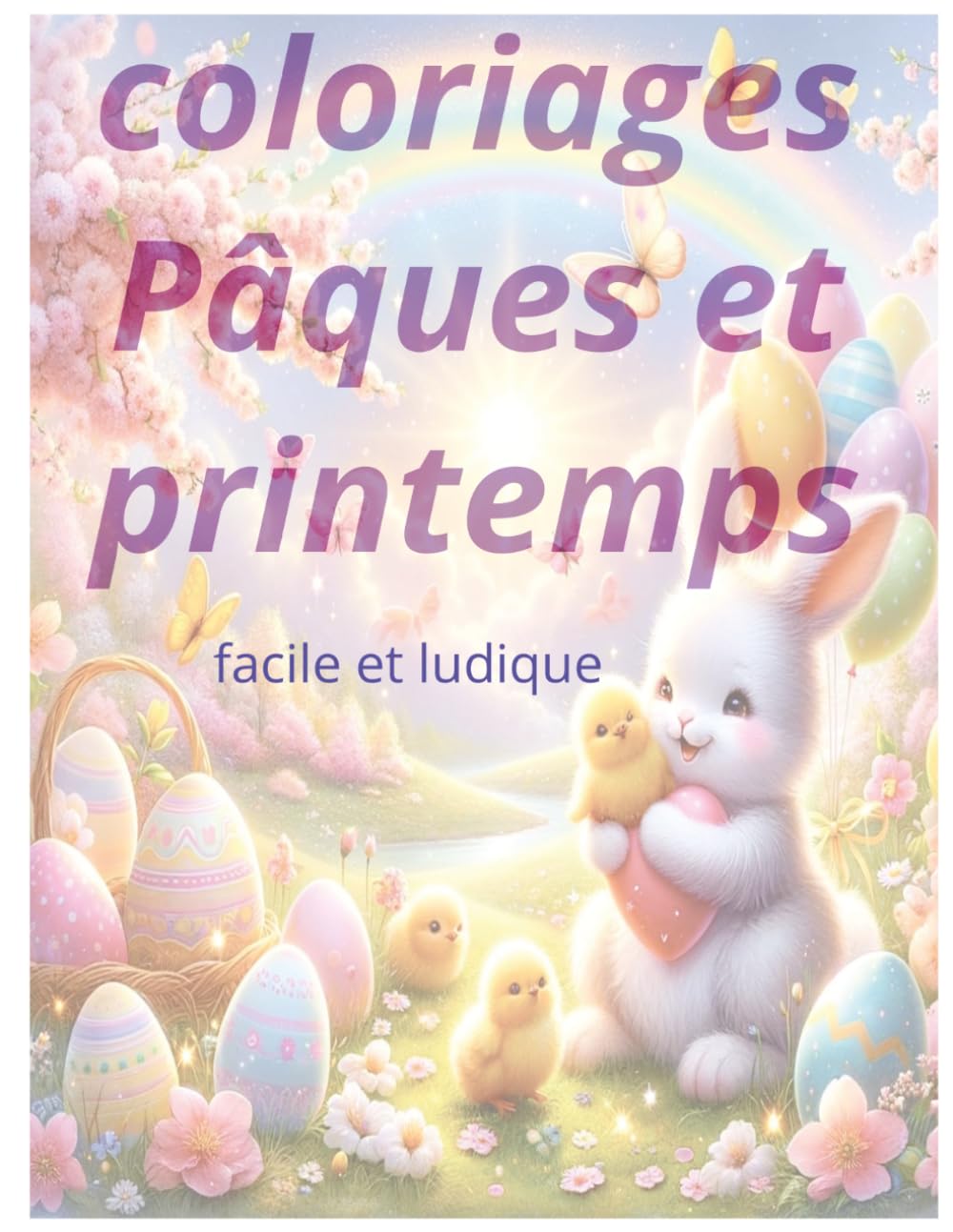 coloriage Pâques et printemps: dès 3 ans