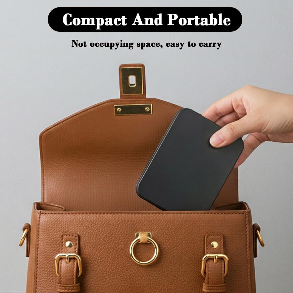 HASTHIP® 2Pcs Tin Box - Rectangular Portable Travel Small Box Tiny Metal Container Mini Storage for Cotton Balls, Swabs, Floss, 9.3x7.5x2.5cm 4