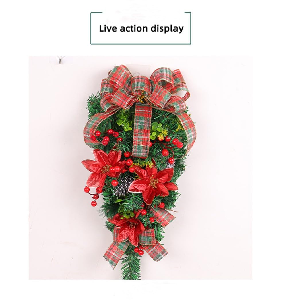 大人可愛いXmas petit swag ♡ 約20センチ Amazon.com: CCUUHJ 20 inch Decorative Teardrop Swag, Artificial