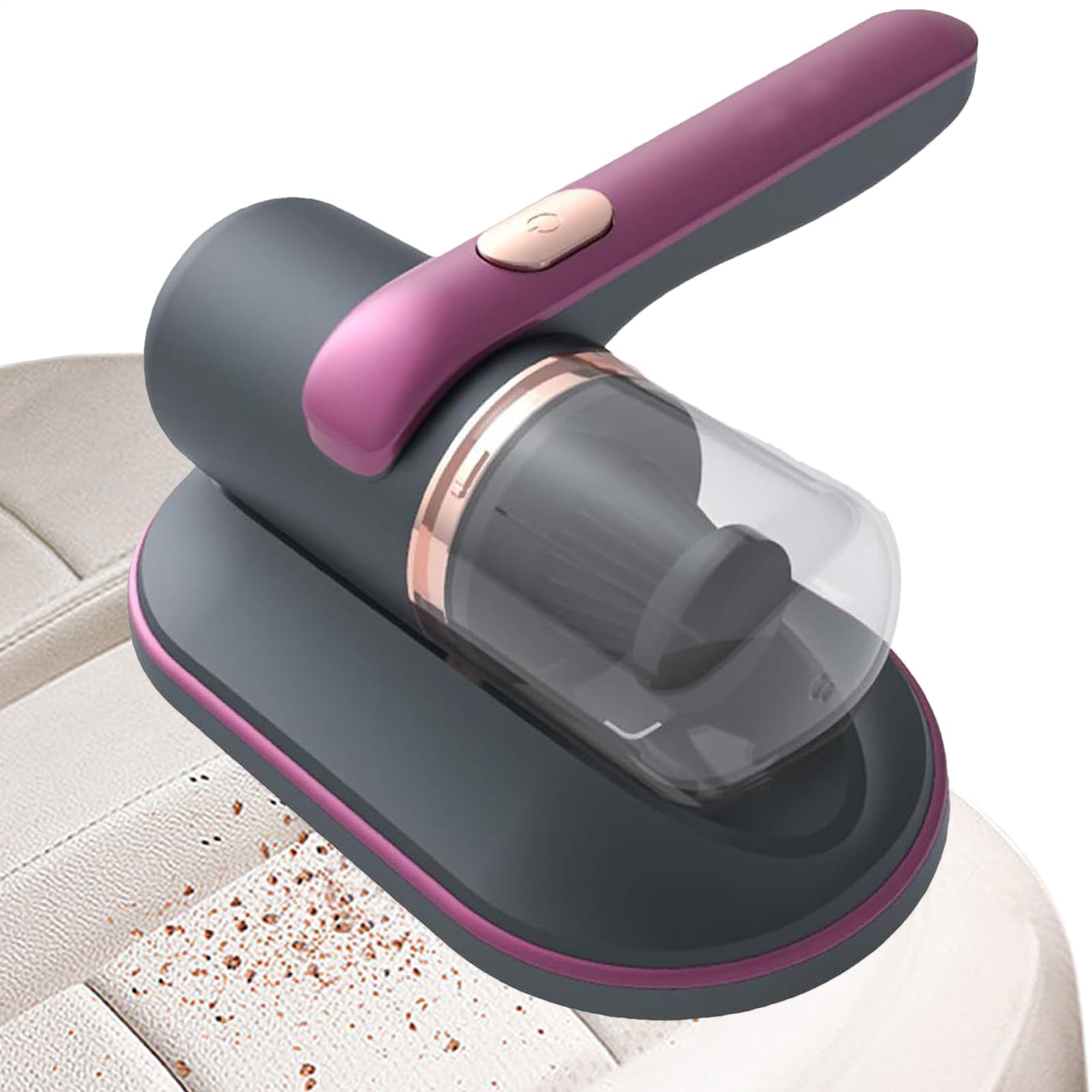 Aspirapolvere per letto, divano, tappeto, 68 W, 10 kPa, portatile, senza fili, per auto, polvere, peli di animali domestici, cuscini, tappezzeria, divano, letto, tappeti, mobili e materassi