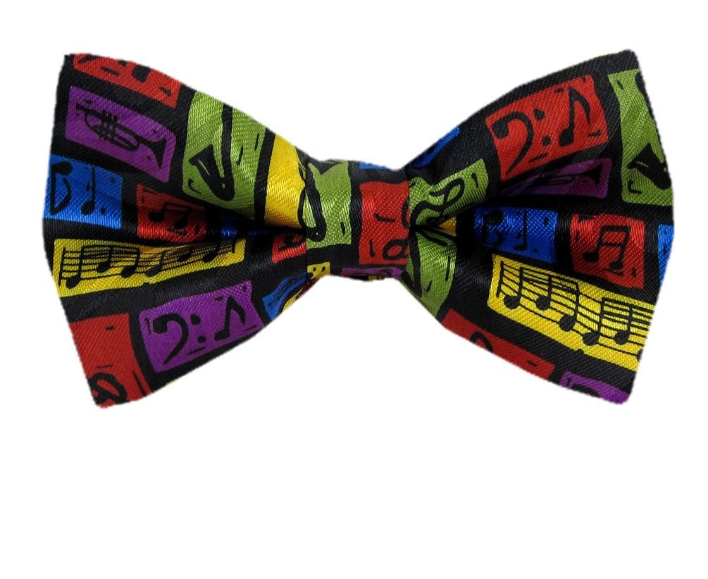 Men's Pre-Tied Novelty Bow Tie - -