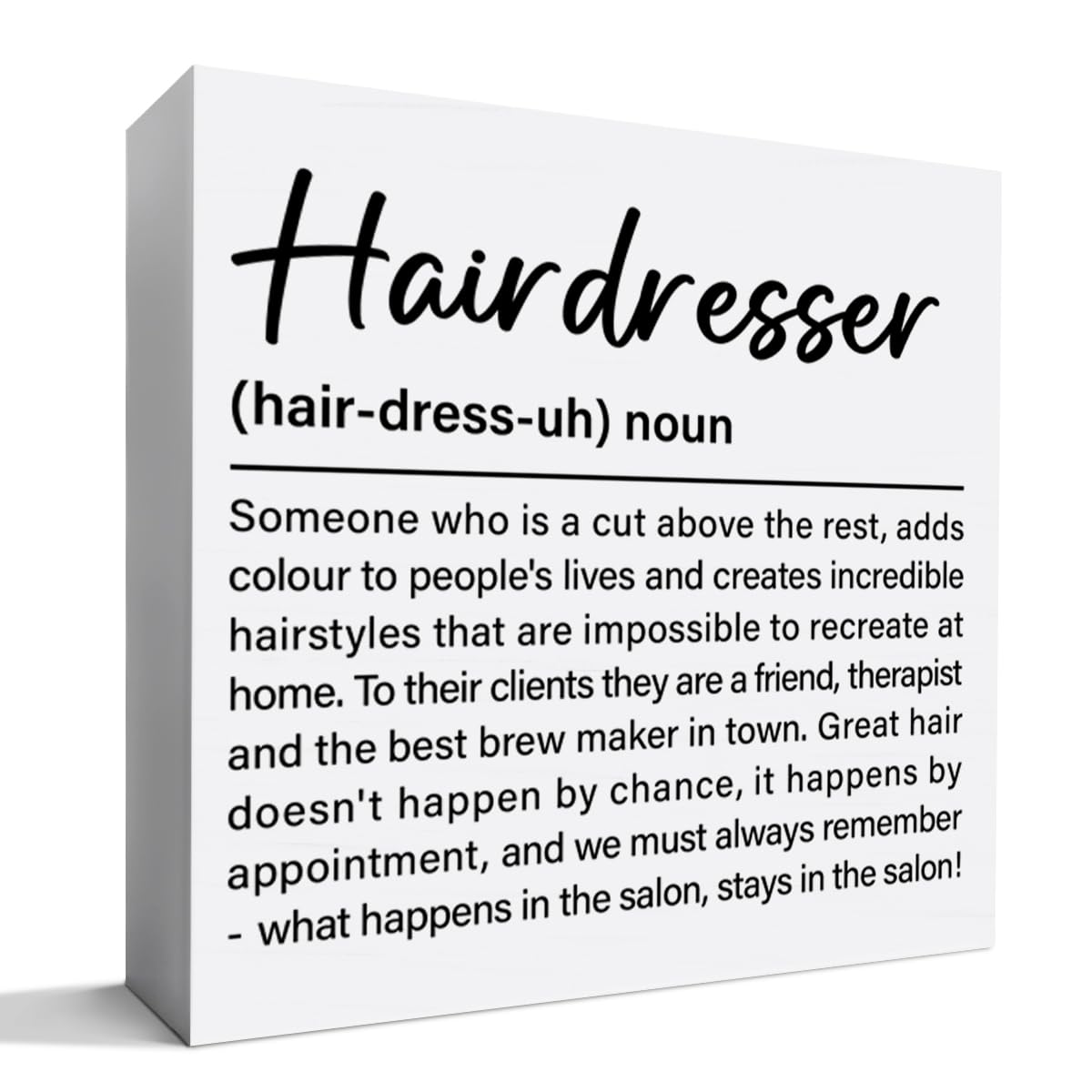 Hair Stylist Gifts for Women Men, Thank You Appreciation Gift for Hairdressers Hairstylist Hairapist Christmas Birthday Gift Hair Salon Barbershop