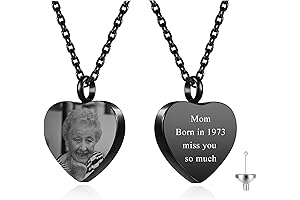 Personalized Ashes Urn Necklace, A Cherished Keepsake for Your Loved One's Memory
