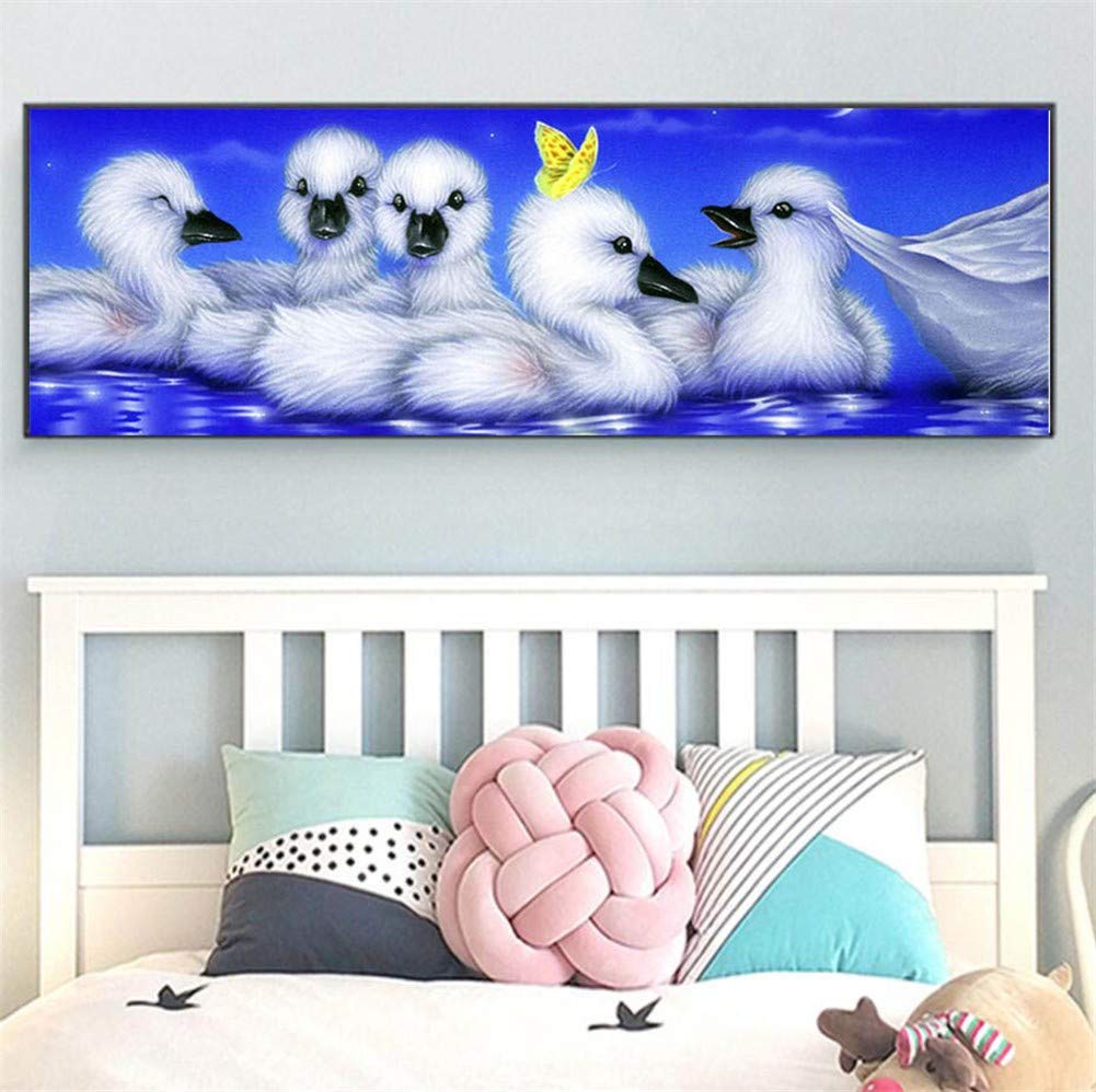 Broderie diamant 5D caneton mignon 70x200 : finis les loisirs ennuyeux