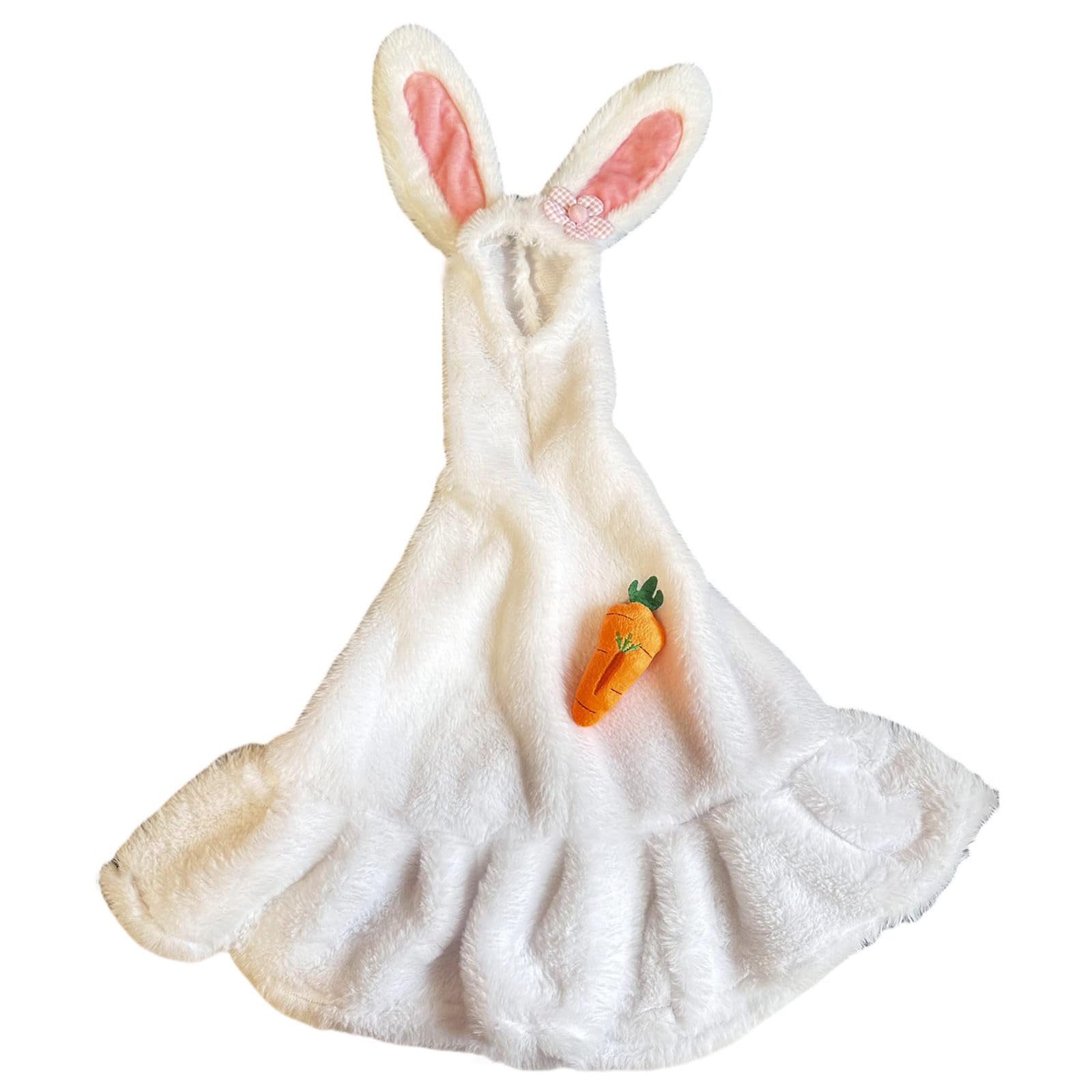 hogtnd Plush Porch Goose Statue Long Eared Hare Costume Easter Goose Outfit Porch Figurine Festival Celebration Easter Hare Porch Goose Outfit