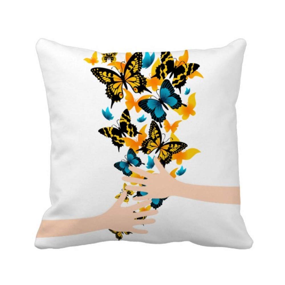 Coussin de cou papillon avec fermeture éclair invisible pour un entretien facile