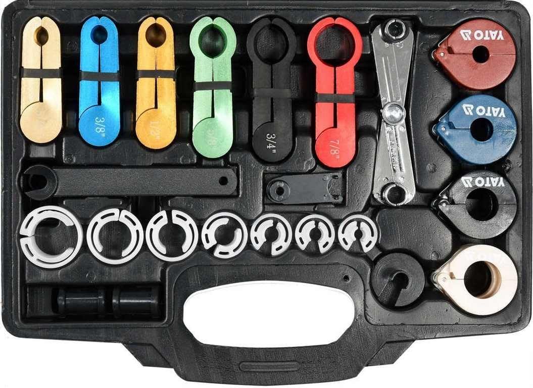 Kit YATO para desconectar líneas de transmisión sin dañar clips