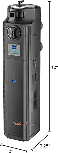 Miniatura 3 de Odyssea Bomba ULTRAVIOLETA sumergible del tanque de pescado del filtro 210 GPH del claro 9 ningún agua verde 75G