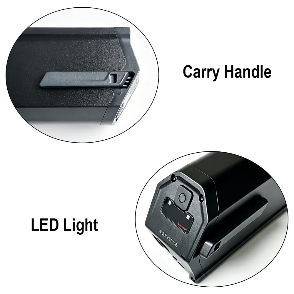 Batterie per Biciclette Elettriche 48V 13Ah, Adatto per bici elettrica modello Reention Dorado Plus NCM/Mosca Yukon750 DLG, con BMS e Caricabatterie