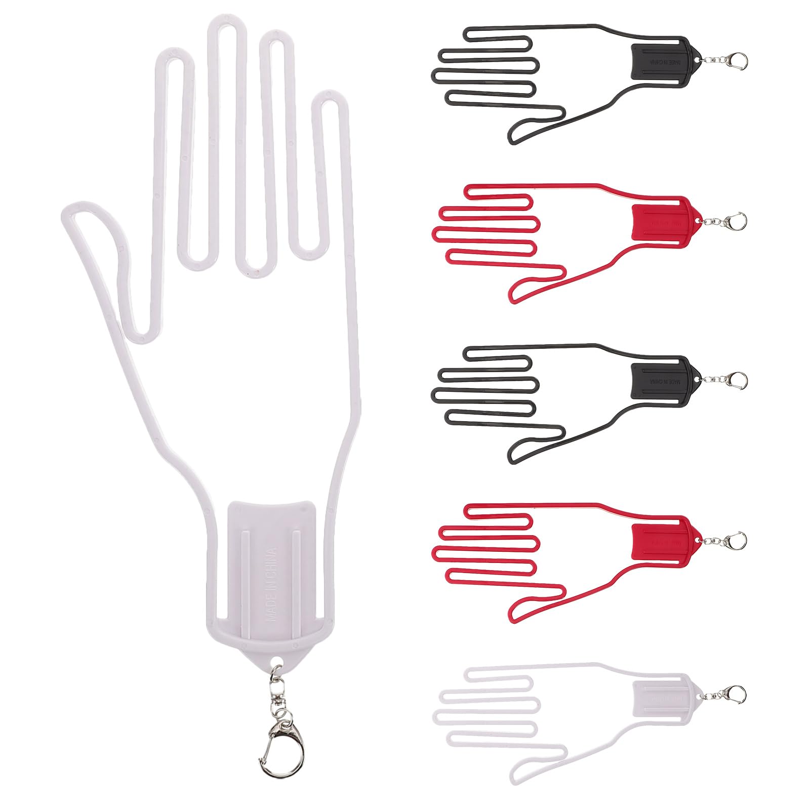 Soportes para guantes de golf Healeved de plástico con protector ventilado (Pack de 6) 8