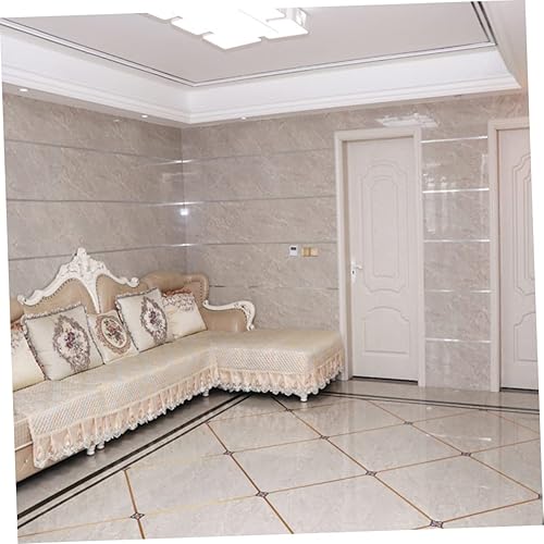 Miniatura 9 de 1 rollo autoadhesivo para azulejos, cinta de sellado de suelo para paredes decorativas y pisos, fácil de instalar y elegante