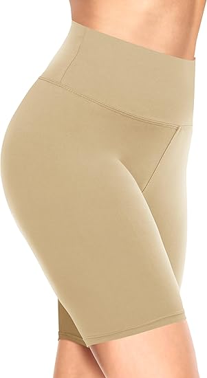 TNNZEET Biker Shorts Women - 8"/5"/3" High Waisted Tummy Control Workout Gym Spandex Booty Yoga Volleyball Shorts