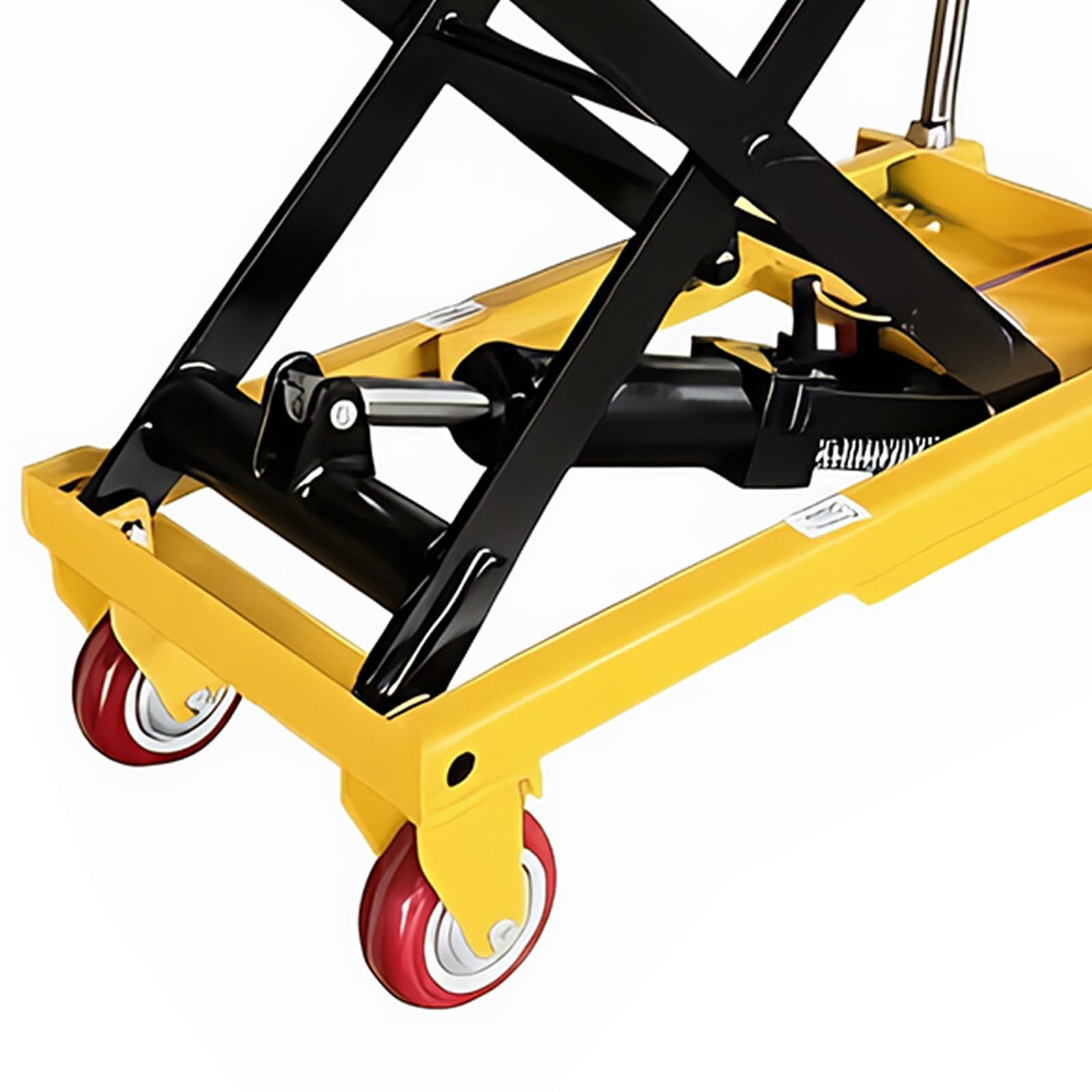 Transpallet a Spinta con Pompa a Mano Carrello con Piattaforma di Sollevamento Idraulico, capacità 150 kg, Altezza 72 cm, for la movimentazione dei Materiali Transpallet