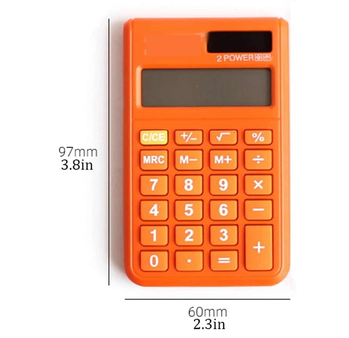 Calcolatrice per Ufficio Calcolatrici Elettroniche Calcolatrice Solare con Display LCD A 8 Cifre, Doppia Alimentazione, Funzione Standard Scuola(Black)