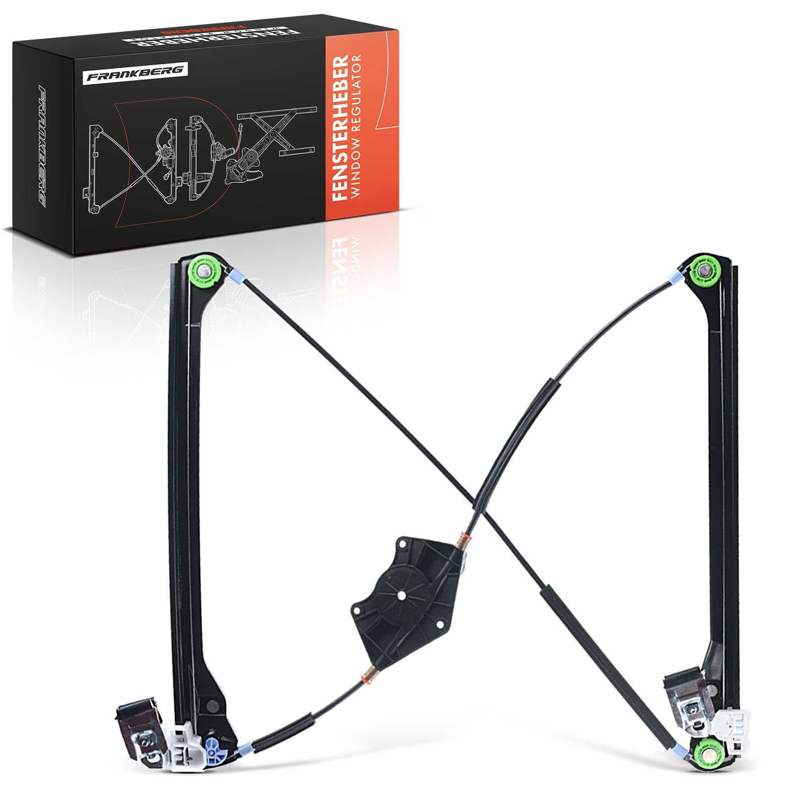 Window Regulator Front Left Compatible with 3B2 3B3 3B5 3B6 Superb 3U4 1996-2008 3B1837461