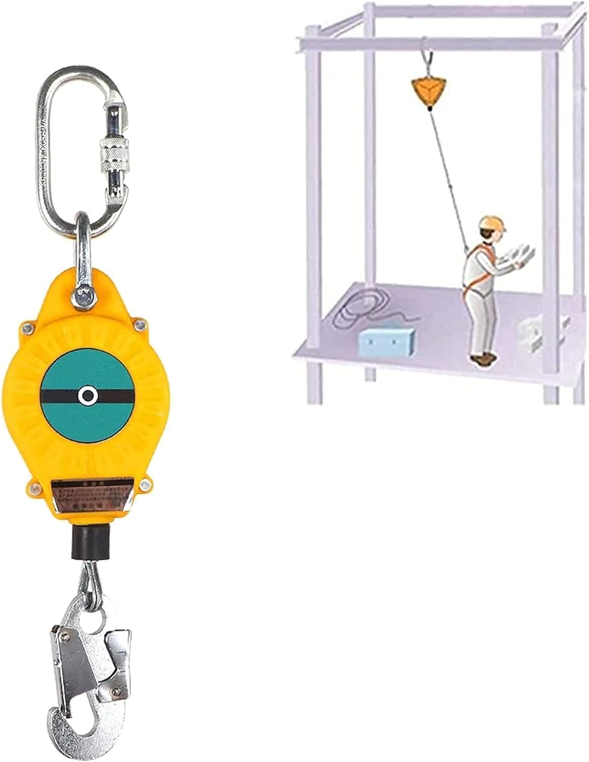 MyNvy Fall Arrester Retractable Self Retracting Lifeline Lifeline