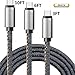 USB Type C Cable,(3Pack 3FT 6FT 10FT)Premium Denim Braided Cord Fast Charging Sync & Charging Cable for Samsung Galaxy Note 9,S8,S8 Plus,S9,S9Plus,LG G5/G6/V20, Nexus 5X/6P, Axo