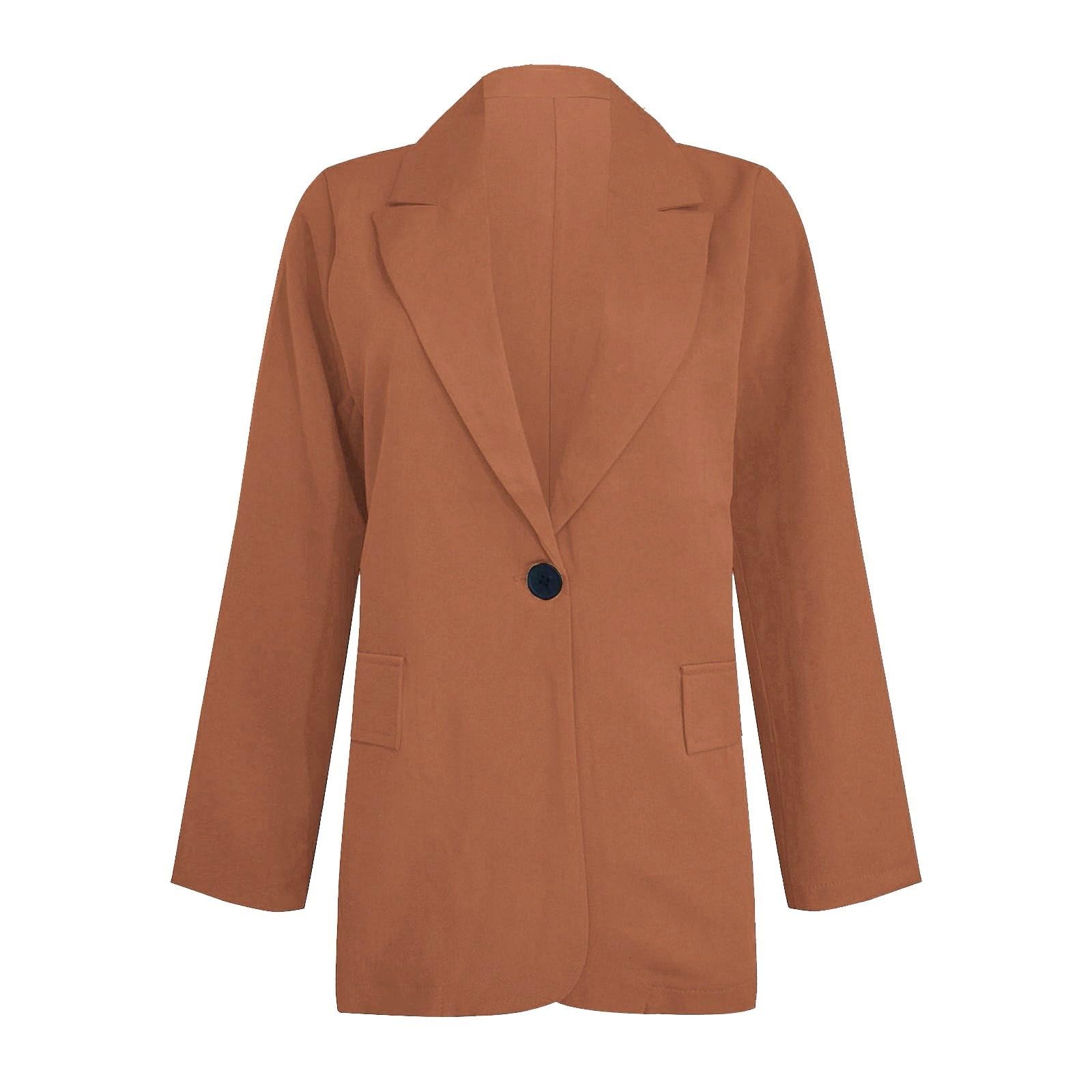 Generico Conjunto de mujer elegante con pantalones y chaqueta para mujer, ligeros, para la oficina, traje Slim Fit Tailleur y chaquetas de mujer elegantes para primavera y verano