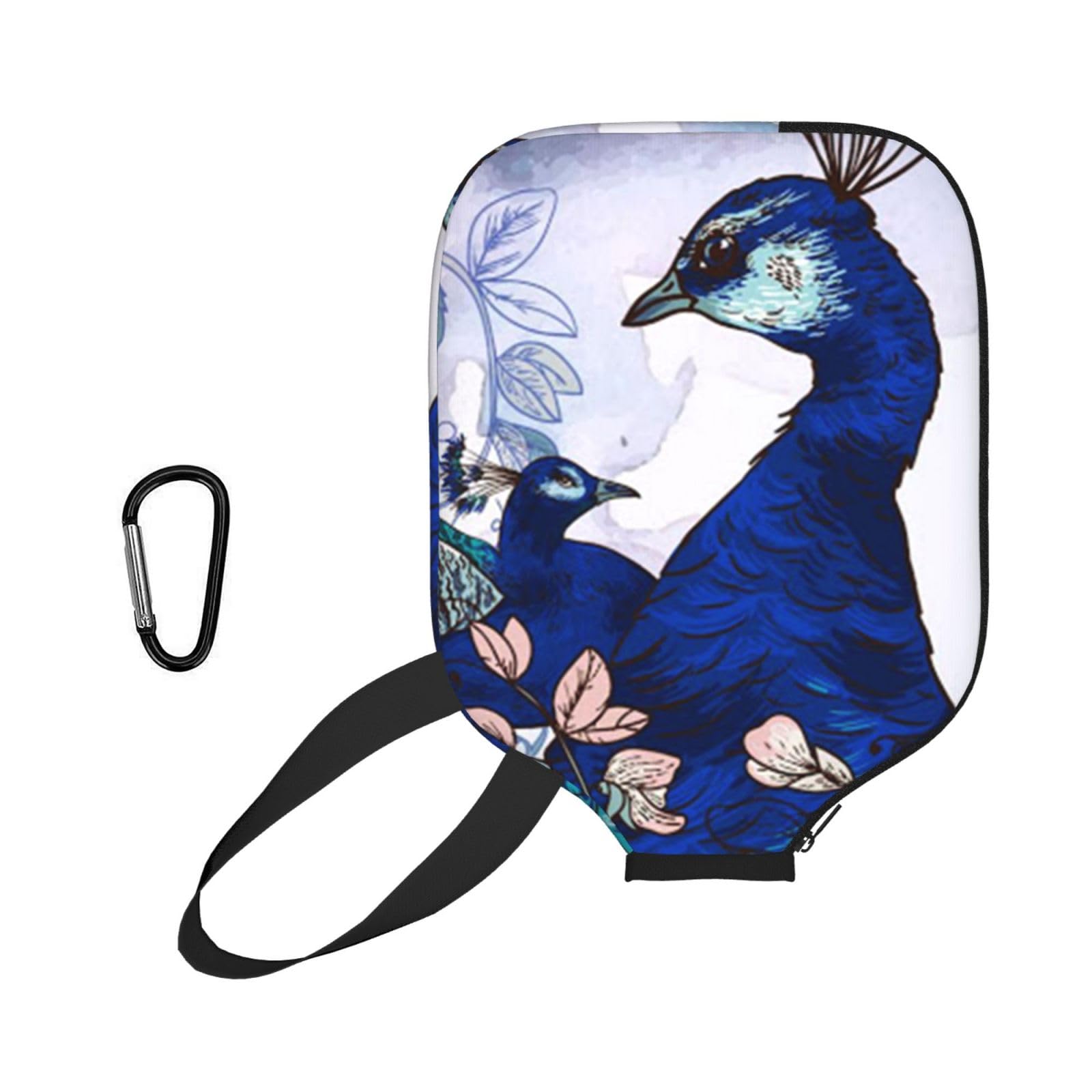 ESNAIUVCD Peacock Floral Print