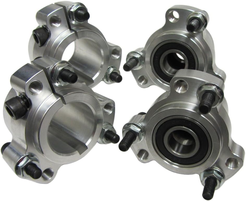 Lightened Aluminum Racing Wheel Hub Set (Front and 1" Rear), 5/16" Bolts