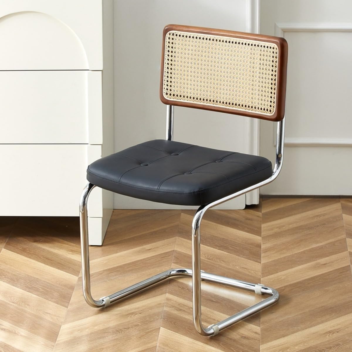 ダイニングチェア ラタン 食卓椅子 籐編み 学習椅子 ハイバック 木製