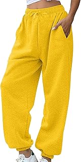SHAOBGE Womens Casual Pants High Waist Women's Sweatpants Petite Length Pockets Pants Casual Women Casual Pants