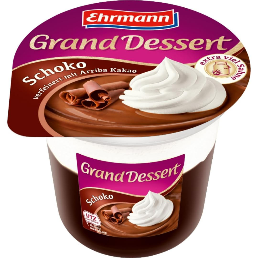 Ehrmann Grand Dessert Schoko 200 gram x 5 Stück [Frischegarantie]